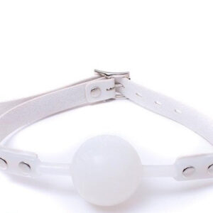 White Silicone Ball Gag