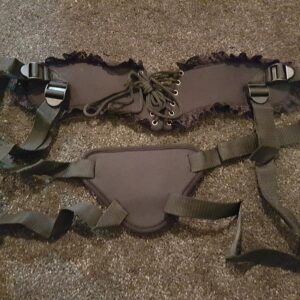 Lace Strap On Dildo Harness