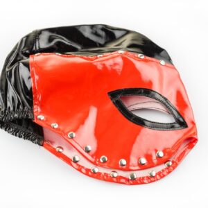 Red & Black PVC Mask