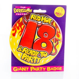 Giant Party badge - 18