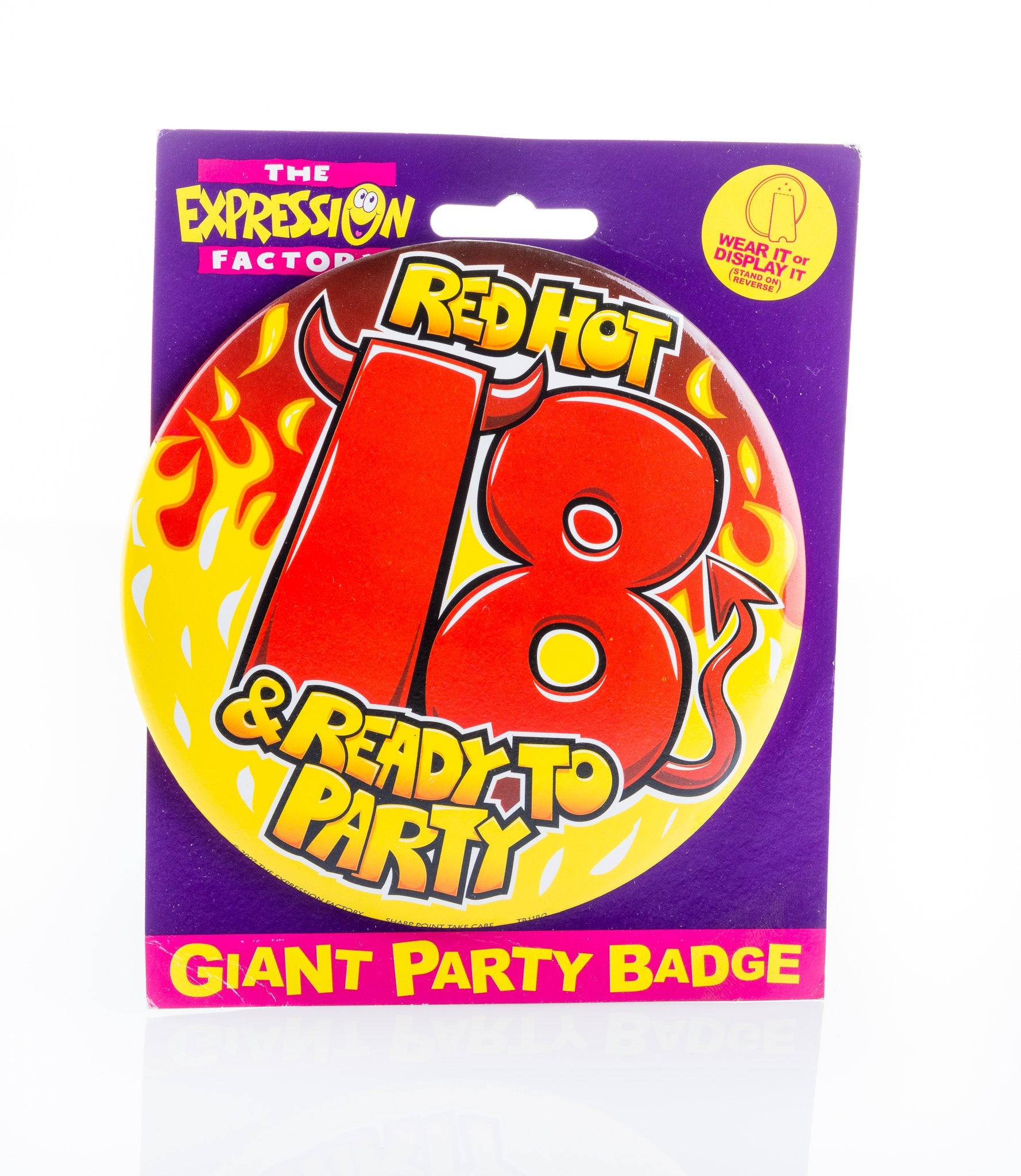 Giant Party badge - 18
