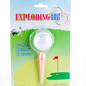 Exploding Golf Ball With Pecker Pieces