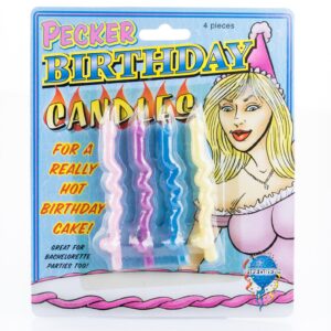 Pecker Birthday Candles
