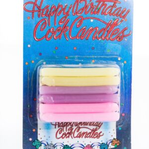 Happy Birthday Cock Candles