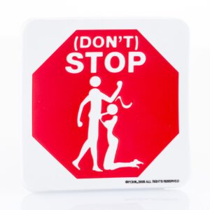 Don't Stop - Washable Drinks Coaster