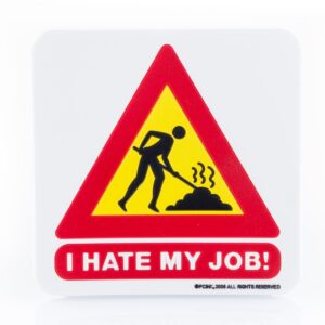 I hate my job - Washable Drinks Coaster