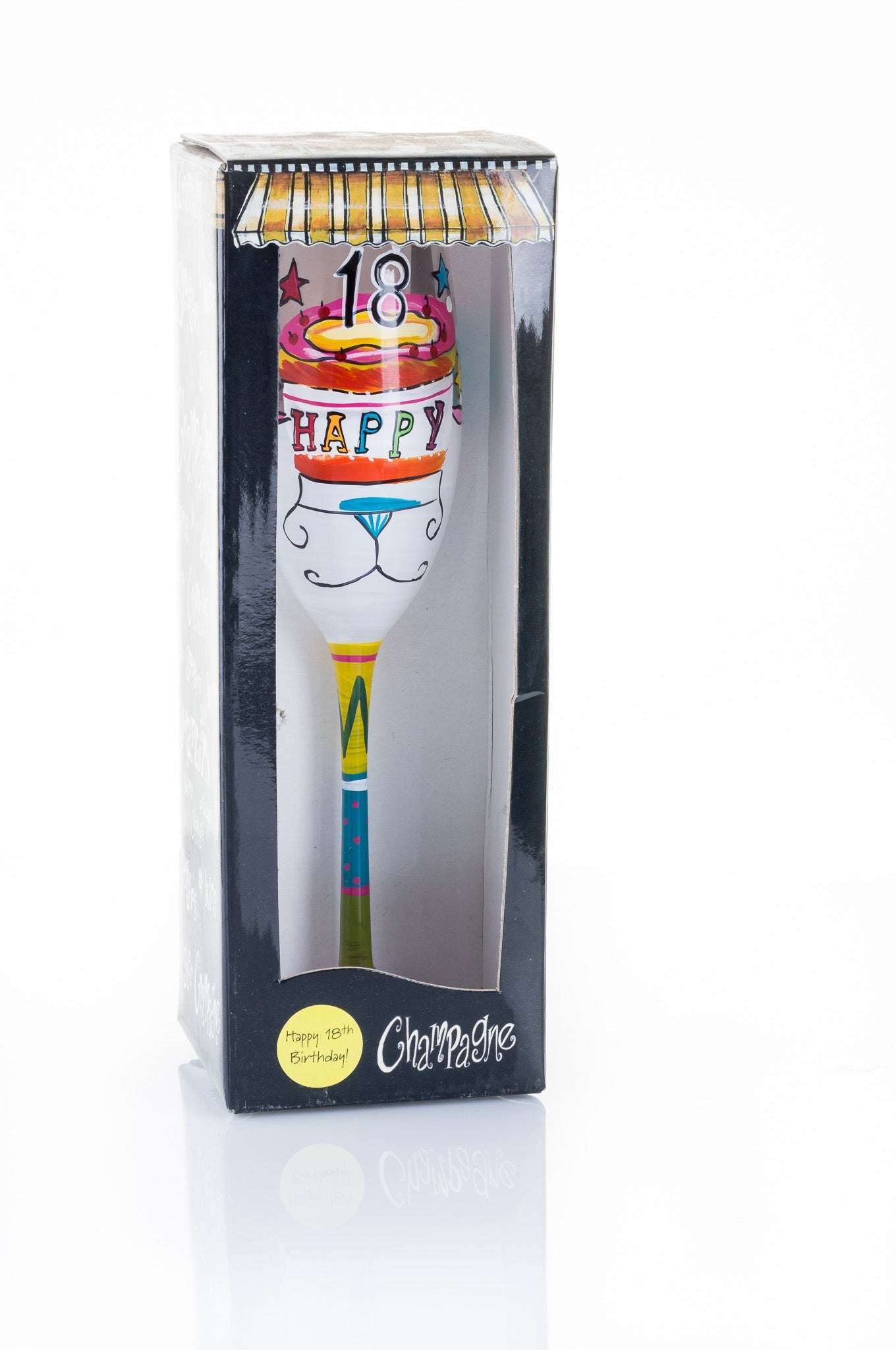 Birthday Champagne Flute -18th