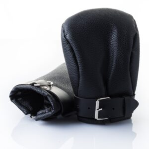 Pony Play Leather Mittens