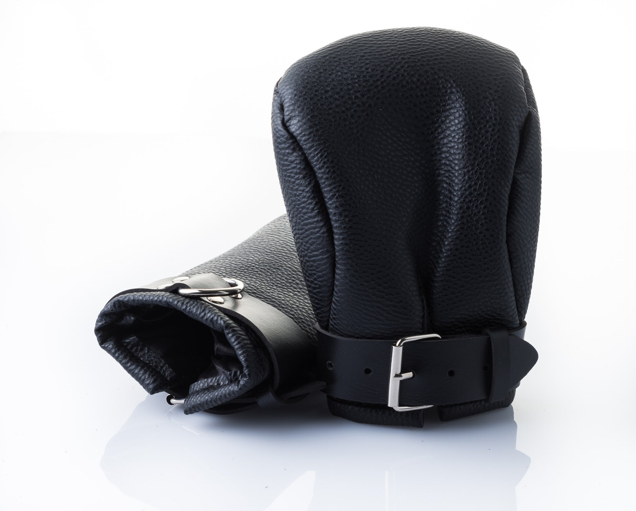 Pony Play Leather Mittens