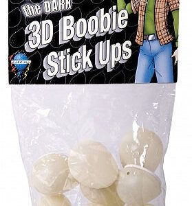 Glow In The Dark 3D Boobie Stick Ups
