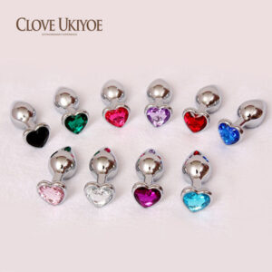 Love Heart Gem Anal Plug