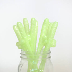 Glow in the dark Penis Straws
