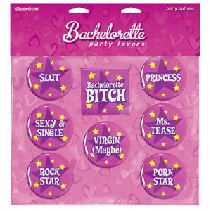 Bachelorette party favors badges